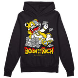 Yellow Ochre 6s DopeSkill Hoodie Sweatshirt Born To Be Rich Graphic