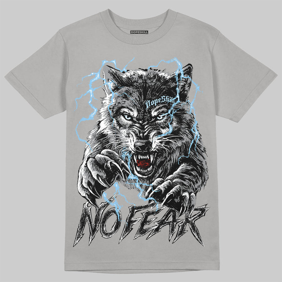 Wolf Grey 5s DopeSkill T-Shirt No Fear Graphic