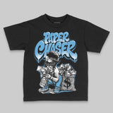 University Blue 14s DopeSkill Toddler Kids T-shirt Paper Chaser Boy Graphic