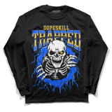 Royal Blue Collection DopeSkill Long Sleeve T-Shirt Trapped Halloween Graphic
