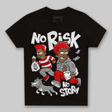 Panda White Black Dunk DopeSkill Toddler Kids T-shirt No Risk No Story Graphic