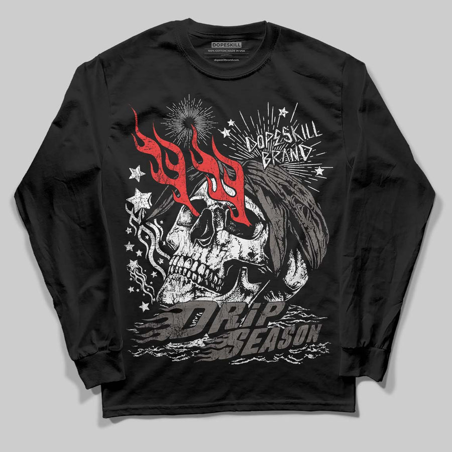 Cave Stone 4s DopeSkill Long Sleeve T-Shirt Drip Season Graphic