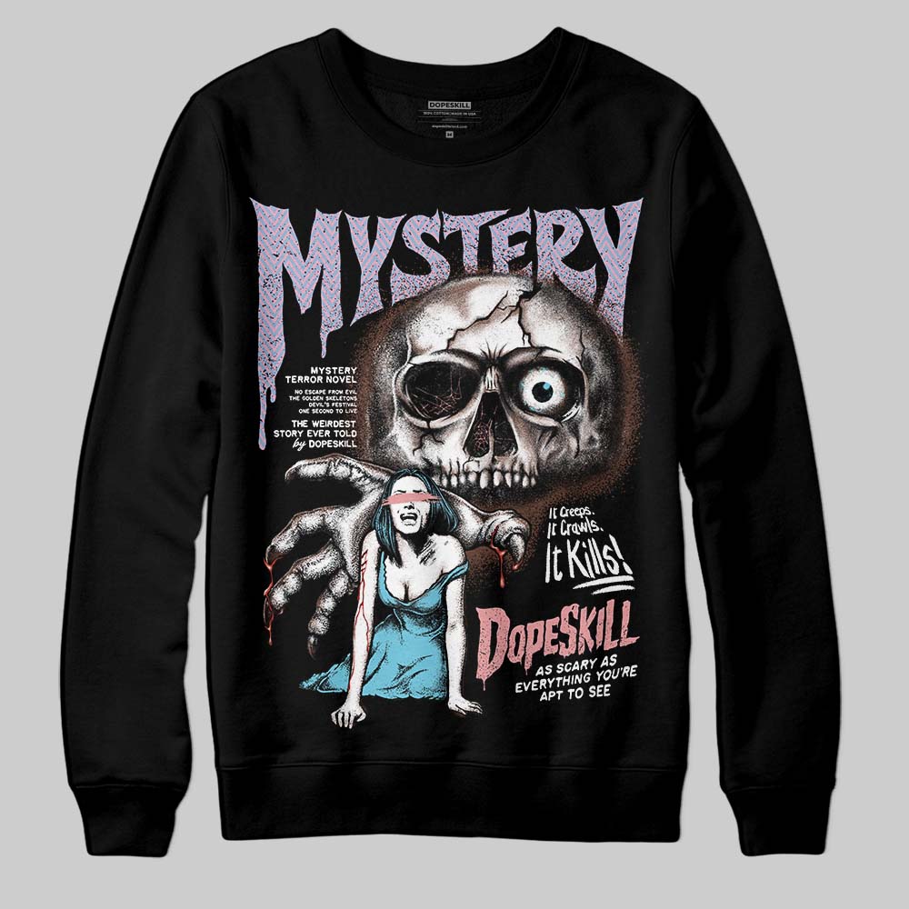 Harris Tweed x Denim Turquoise Dunk DopeSkill Sweatshirt Mystery Ghostly Grasp Graphic