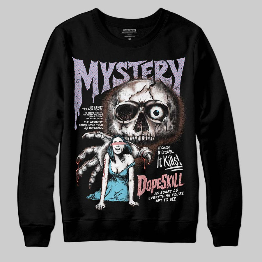 Harris Tweed x Denim Turquoise Dunk DopeSkill Sweatshirt Mystery Ghostly Grasp Graphic