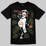 Olive Collection DopeSkill T-Shirt Built Different Graphic