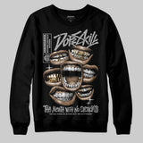 White Cement 4s DopeSkill Sweatshirt The Mouth With No Droughts Graphic