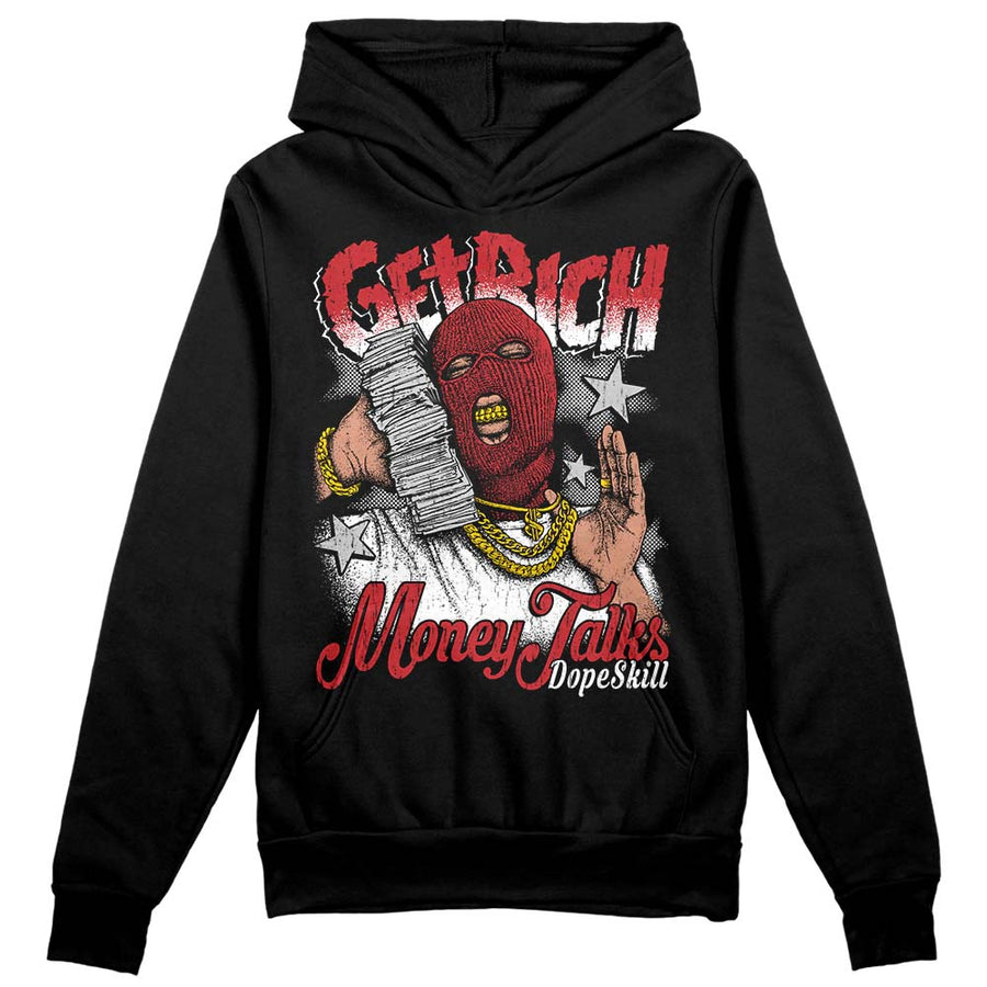 Red Taxi 12s DopeSkill Hoodie Sweatshirt Get Rich Graphic