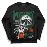 Dunk Team Dark Green Orange DopeSkill Long Sleeve T-Shirt Mystery Ghostly Grasp Graphic