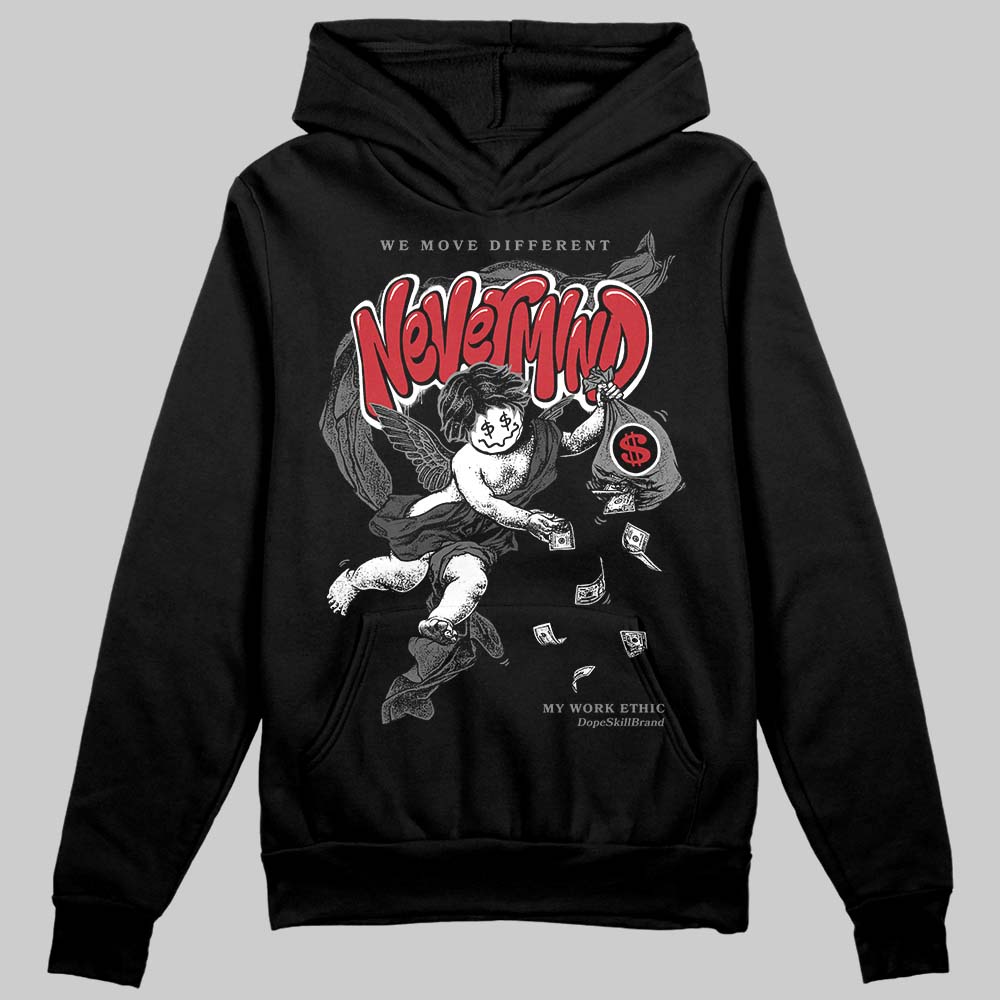 Black Cat 4s DopeSkill Hoodie Sweatshirt Nevermind Graphic