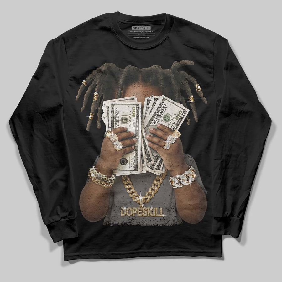 Cave Stone 4s DopeSkill Long Sleeve T-Shirt Rich Youth Graphic