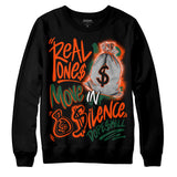 Dunk Low Team Dark Green Orange DopeSkill Sweatshirt Real Ones Move In Silence Graphic