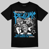 Military Blue 4s DopeSkill T-Shirt Distorted Realms Graphic