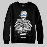 Flint Grey 9s DopeSkill Sweatshirt Scared Money Don't Make No Money Graphic