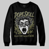 Olive Collection DopeSkill Sweatshirt Root of Evil Graphic
