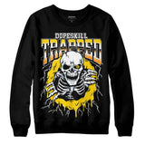 Yellow Ochre 6s DopeSkill Sweatshirt Trapped Halloween Graphic