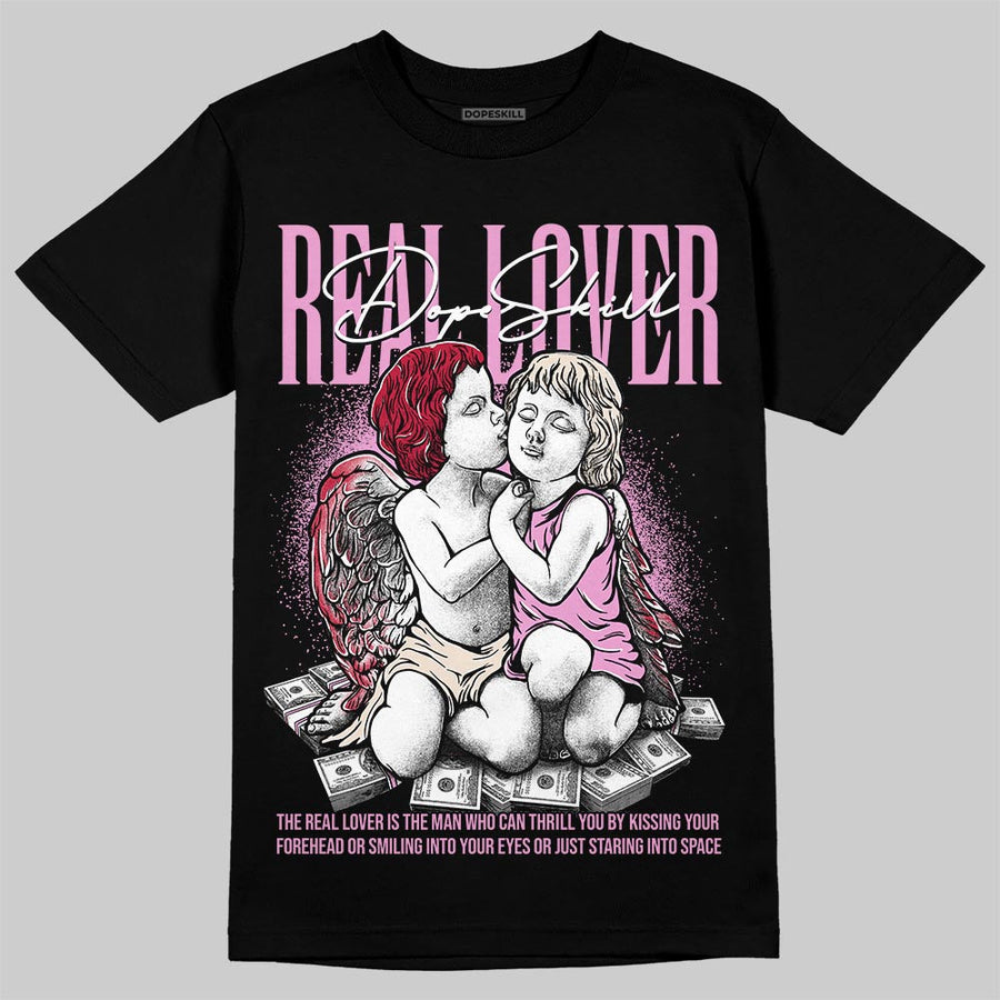 Travis Scott x “Pink Pack” 1s DopeSkill T-Shirt Real Lover Graphic