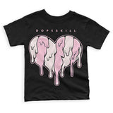 Dunk Low Pink Foam DopeSkill Toddler Kids T-shirt Slime Drip Heart Graphic