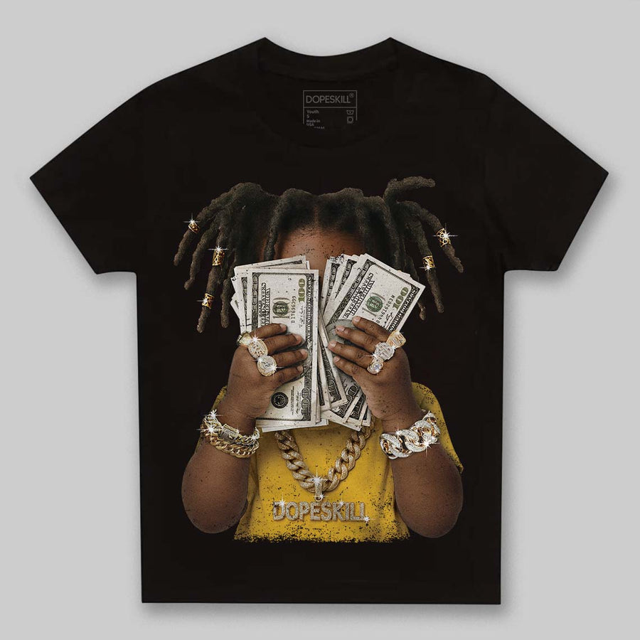 Yellow Collection DopeSkill Toddler Kids T-shirt Rich Youth Graphic