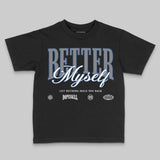 Flint Grey 9s DopeSkill Toddler Kids T-shirt Better Myself Graphic
