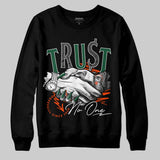 Dunk Low Team Dark Green Orange DopeSkill Sweatshirt Trust No One Graphic