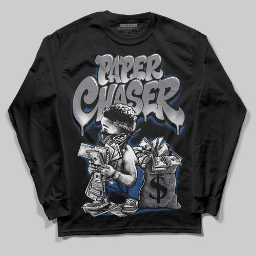 Flint Grey 9s DopeSkill Long Sleeve T-Shirt Paper Chaser Boy Graphic