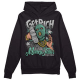 Green Glow 3s DopeSkill Hoodie Sweatshirt Get Rich Graphic