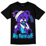 Aqua 6s DopeSkill T-Shirt Hurt Bear Graphic