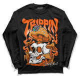 Brilliant Orange 12s DopeSkill Long Sleeve T-Shirt Trippin Graphic