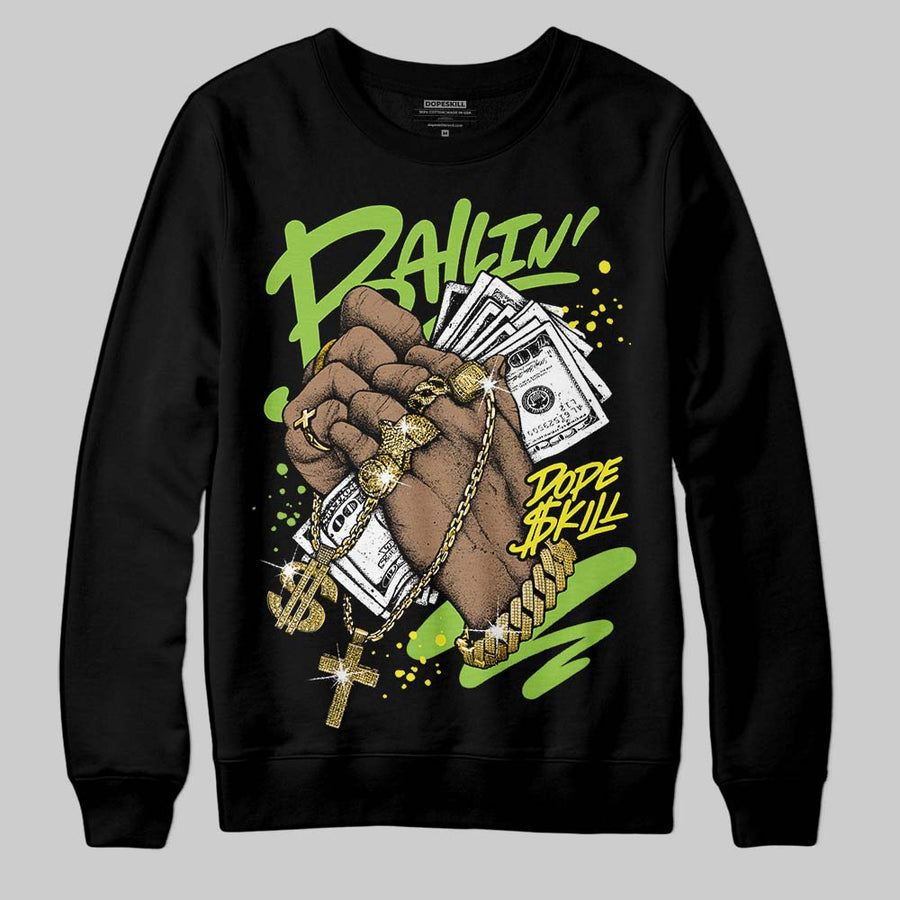 Neon Green Collection DopeSkill Sweatshirt Always Ballin' Graphic