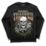 Olive Collection DopeSkill Long Sleeve T-Shirt Trapped Halloween Graphic