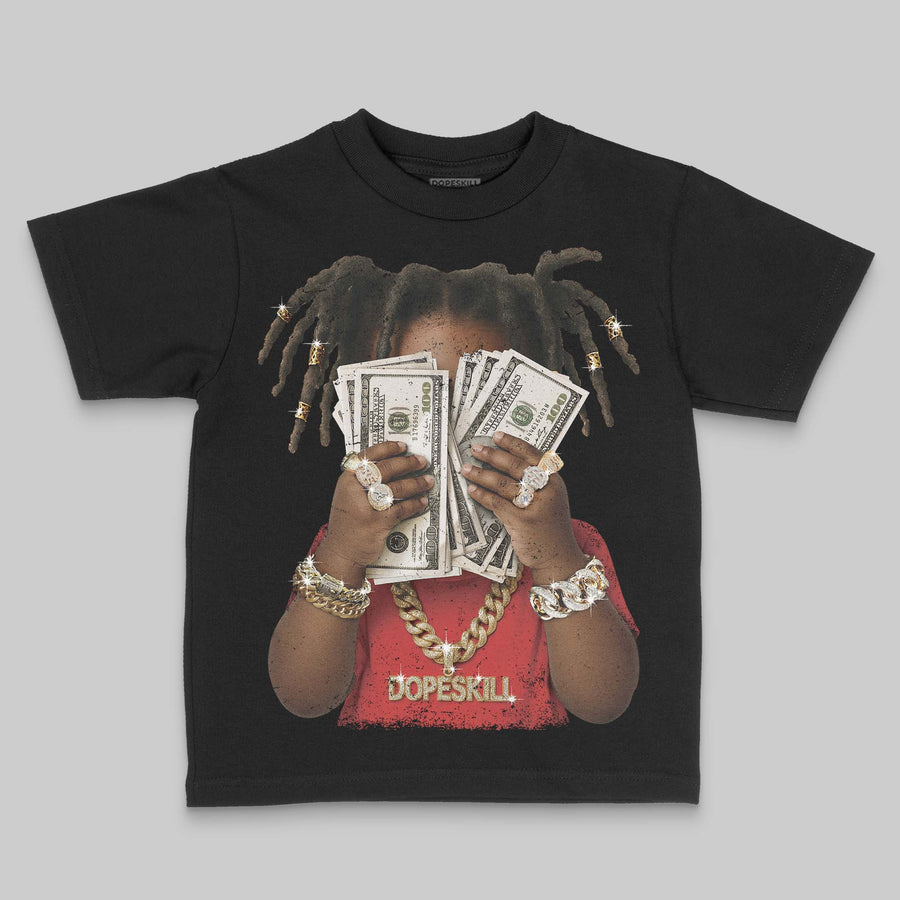 Reverse Infrared 6s DopeSkill Toddler Kids T-shirt Rich Youth Graphic