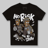 Cave Stone 4s DopeSkill Toddler Kids T-shirt No Risk No Story Graphic