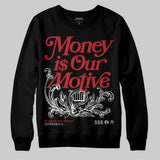 Bugs Bunny 8s DopeSkill Sweatshirt Money Is Our Motive Typo Graphic