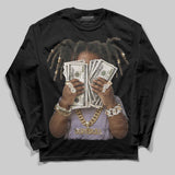 Harris Tweed x Denim Turquoise Dunk DopeSkill Long Sleeve T-Shirt Rich Youth Graphic