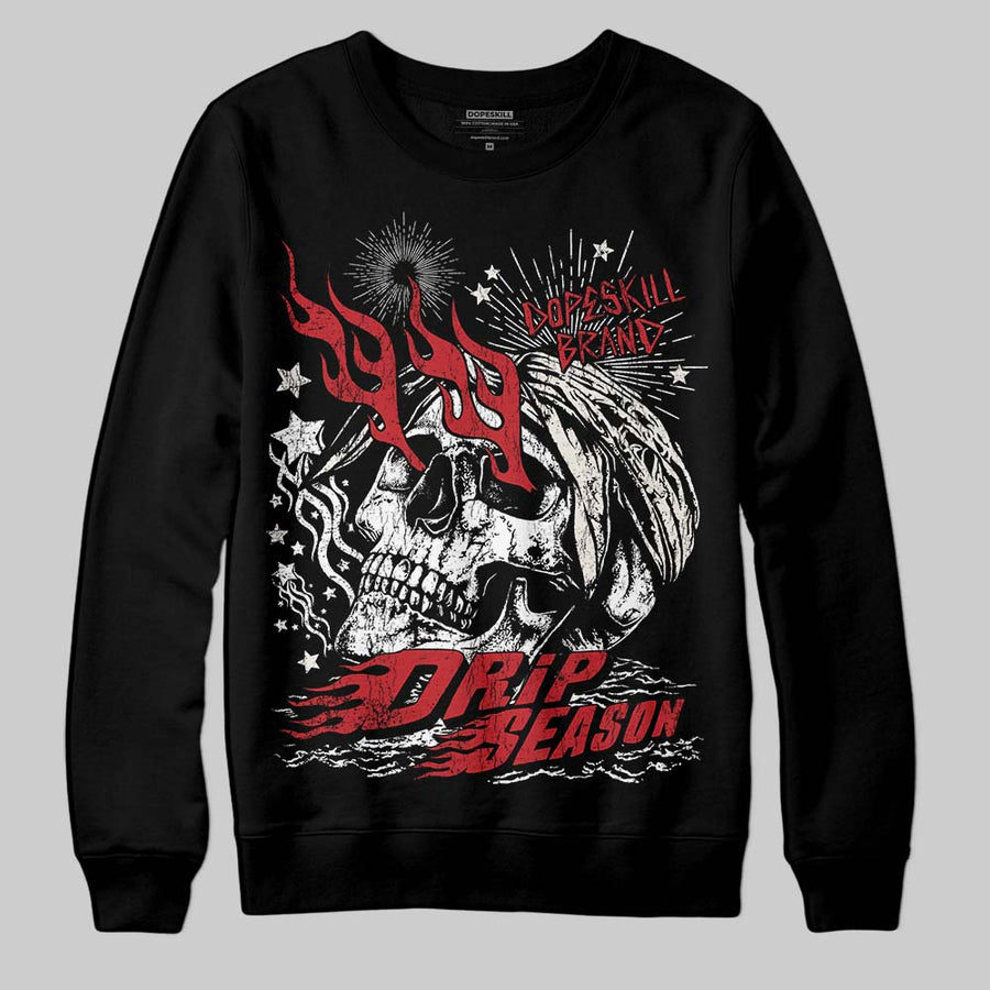 Flight Club 4s DopeSkill Sweatshirt Drip Season Graphic