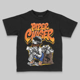 Orange 'Paper Chaser Boy' DopeSkill Graphic Toddler Kids T-shirt