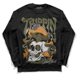 Olive 5s DopeSkill Long Sleeve T-Shirt Trippin Graphic