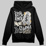 Reverse Metallic 5s DopeSkill Hoodie Sweatshirt Real Ones Move In Silence Graphic
