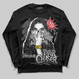 Black Cat 4s DopeSkill Long Sleeve T-Shirt NPC Graphic