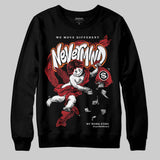 Fire Red “Black Tongue” 5s DopeSkill Sweatshirt Nevermind Graphic