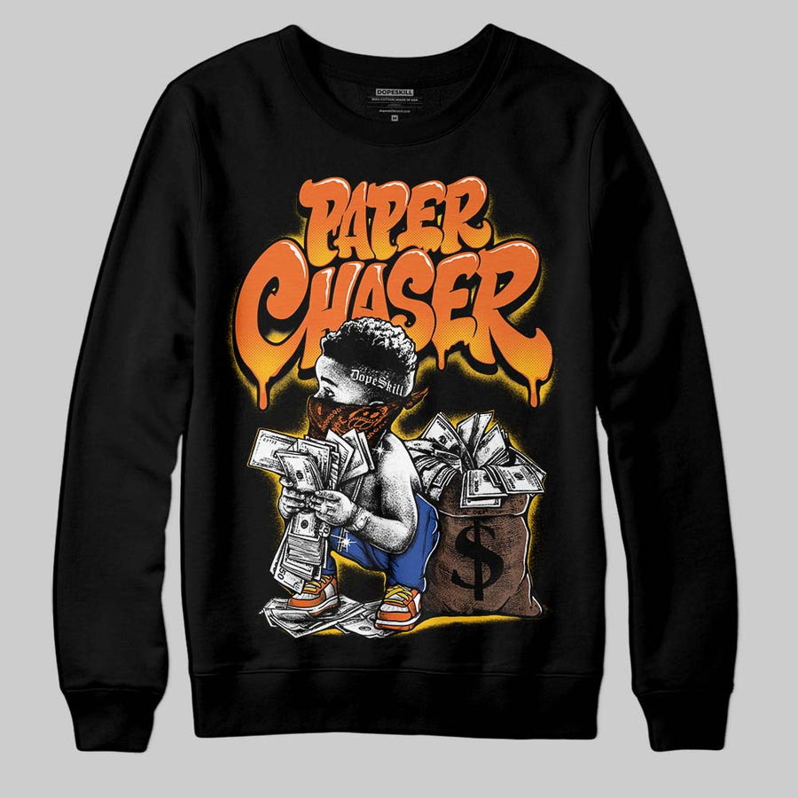 Orange 'Paper Chaser Boy' DopeSkill Graphic Sweatshirt