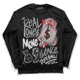 Grey Collection DopeSkill Long Sleeve T-Shirt Real Ones Move In Silence Graphic
