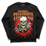 Red Collection DopeSkill Long Sleeve T-Shirt Trapped Halloween Graphic