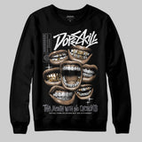 Flint Grey 9s DopeSkill Sweatshirt The Mouth With No Droughts Graphic