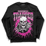 Pink Collection DopeSkill Long Sleeve T-Shirt Trapped Halloween Graphic