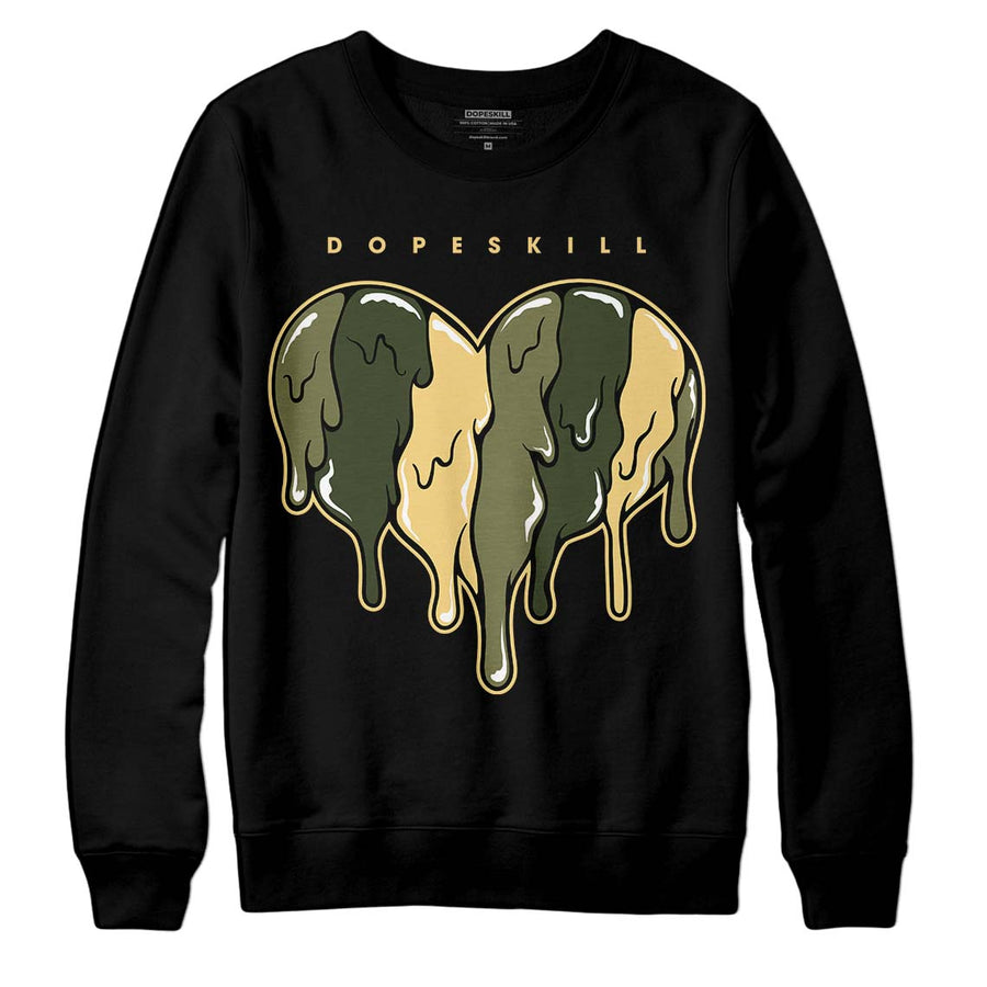 Craft Olive 4s DopeSkill Sweatshirt Slime Drip Heart Graphic