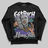 Grape 5s DopeSkill Long Sleeve T-Shirt Get Rich Graphic