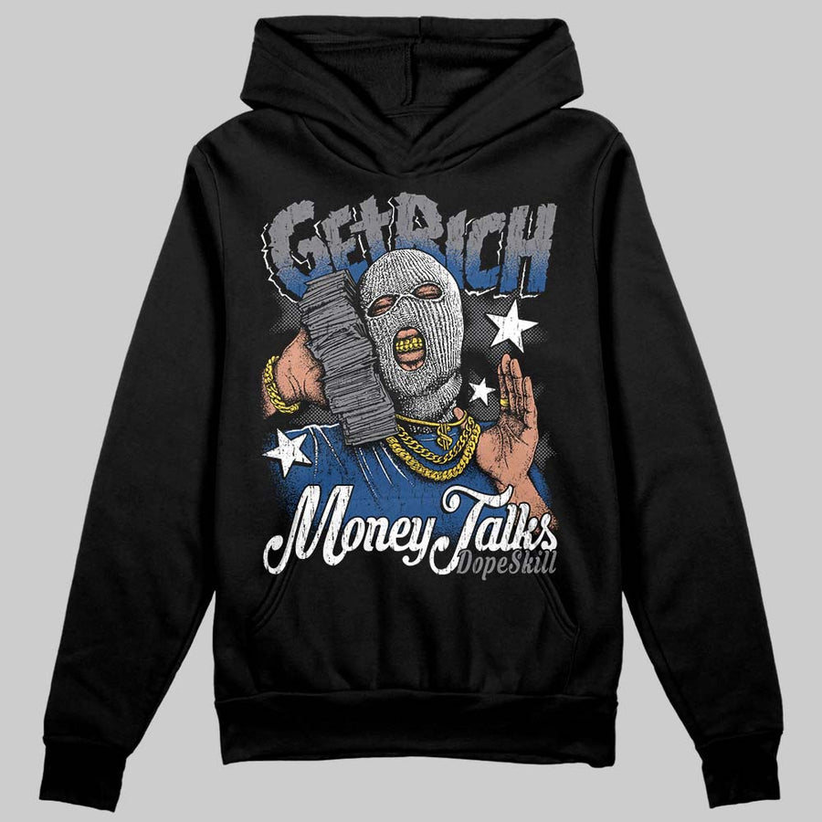 Flint Grey 9s DopeSkill Hoodie Sweatshirt Get Rich Graphic