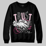 Dunk Low Pink Foam DopeSkill Sweatshirt Trust No One Graphic
