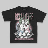 Medium Soft Pink 4s DopeSkill Toddler Kids T-shirt Real Lover Graphic